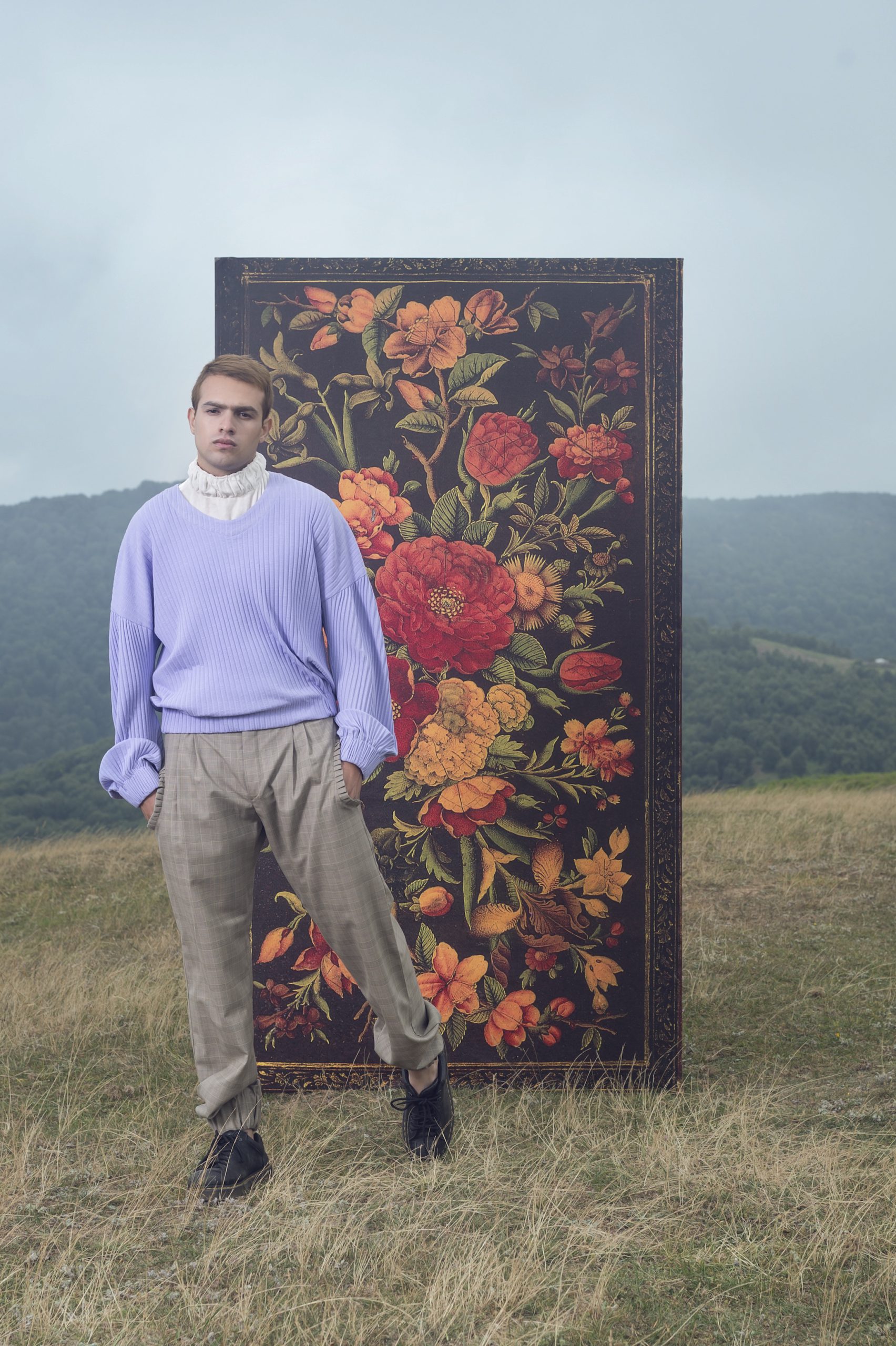 Cable-Knit Cotton Crewneck Sweater - Image 2