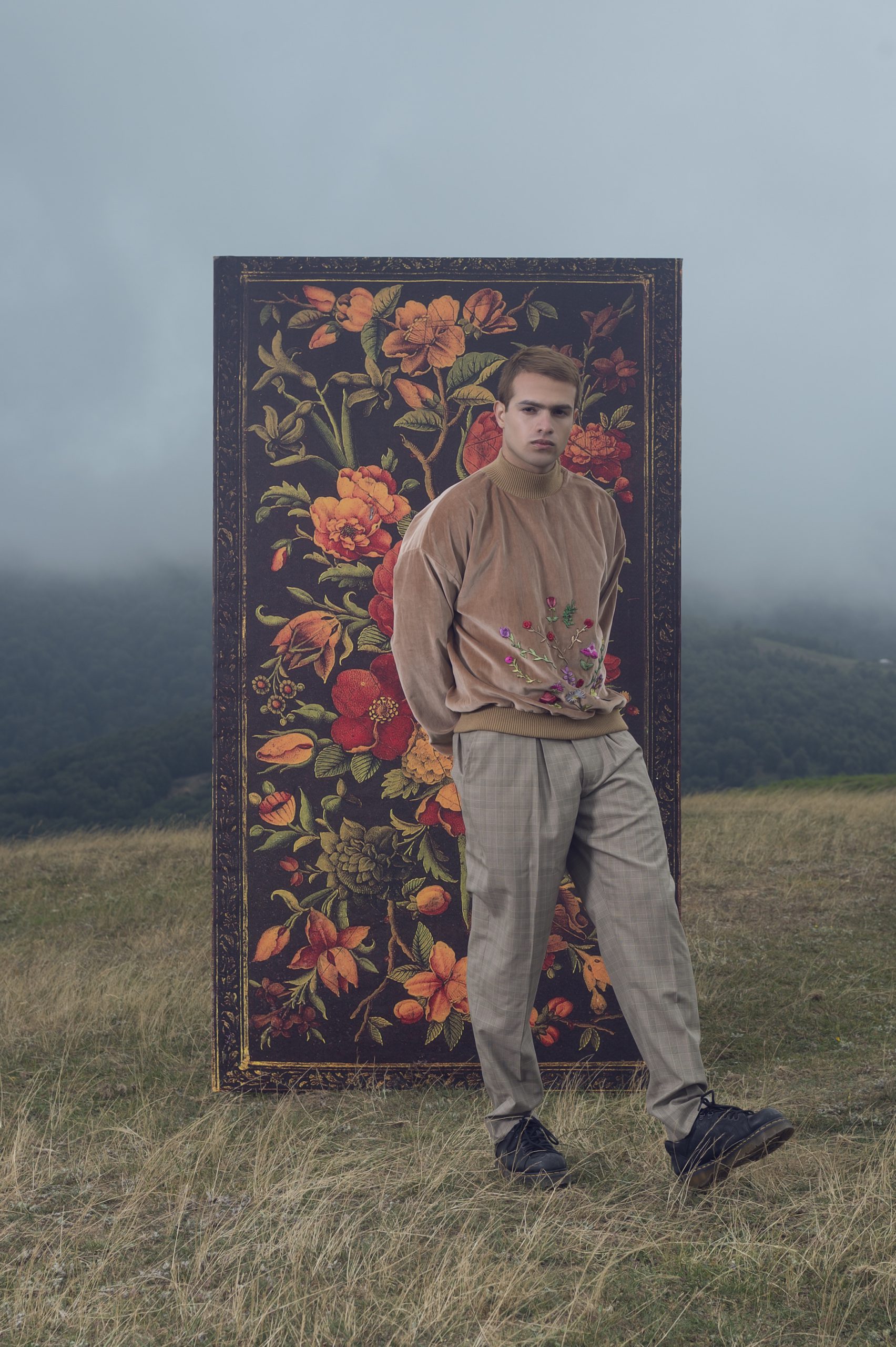 Cable-Knit Cotton Crewneck Sweater - Image 3