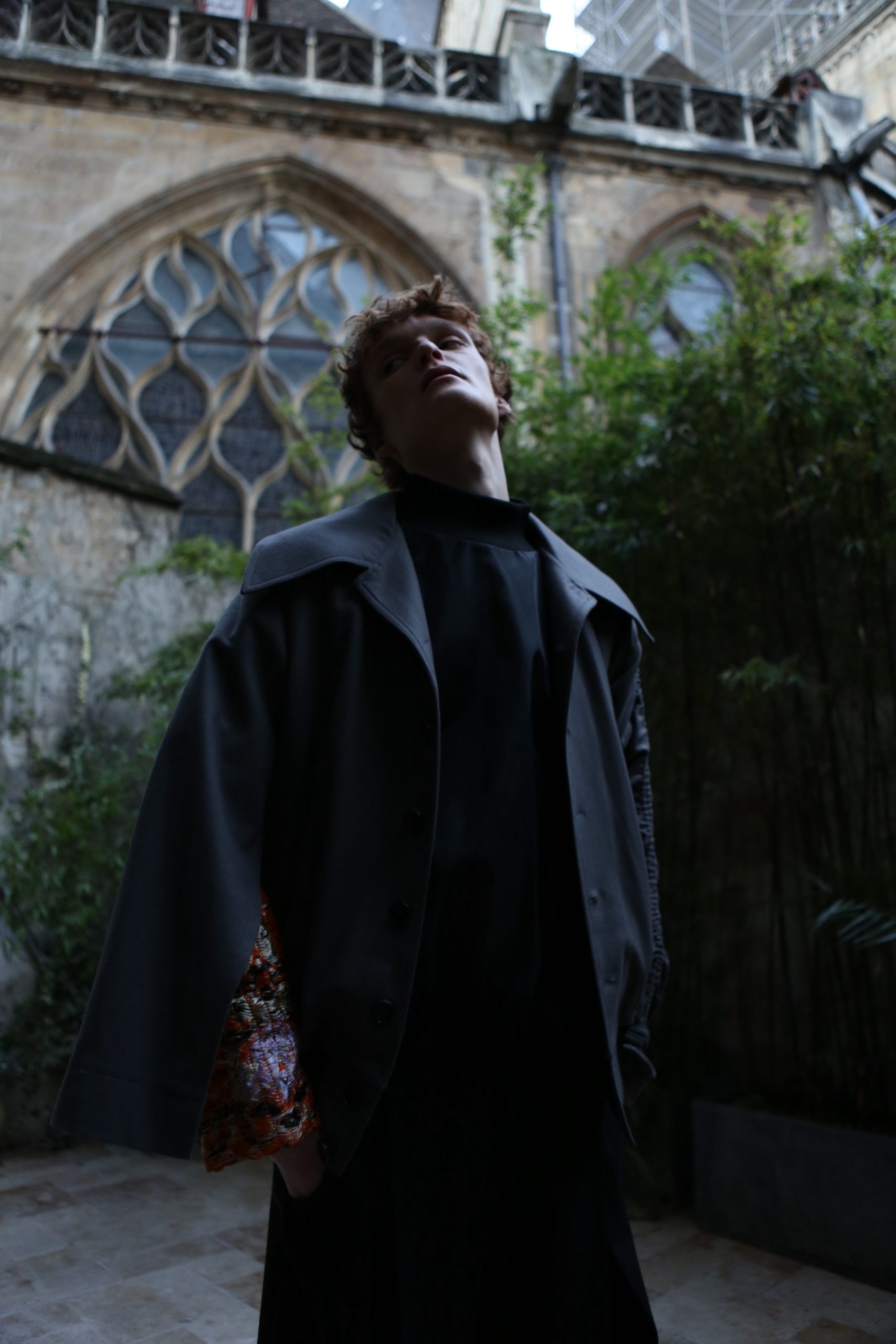 Crimson Ember Jacquard Pullover - Image 6